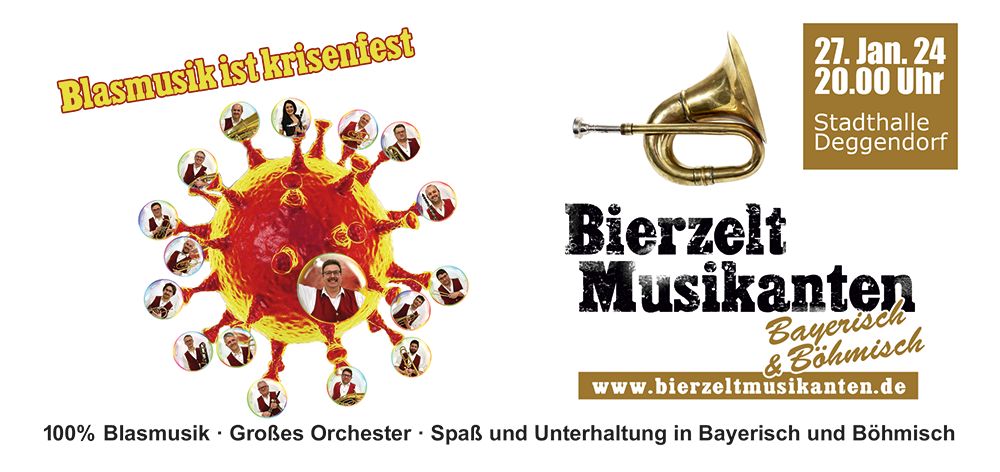 Konzertkarte "Blasmusik ist krisenfest" 2024